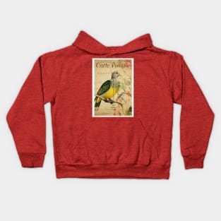 The Pigeon - Vintage French Postcard Kids Hoodie